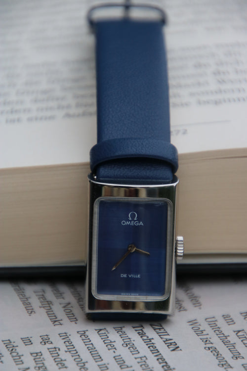 Omega De Ville Tank – Ref. 511.0458 – Blue Harlequin Dial – Revision 2025
