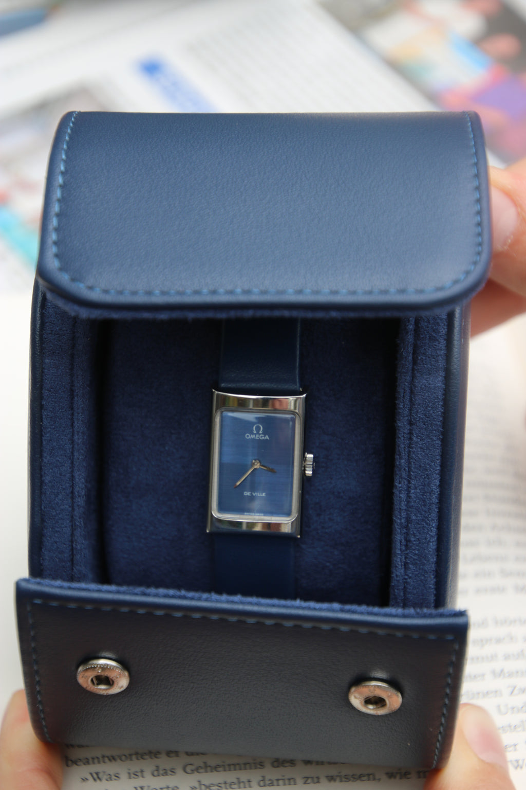 Omega De Ville Tank – Ref. 511.0458 – Blue Harlequin Dial – Revision 2025