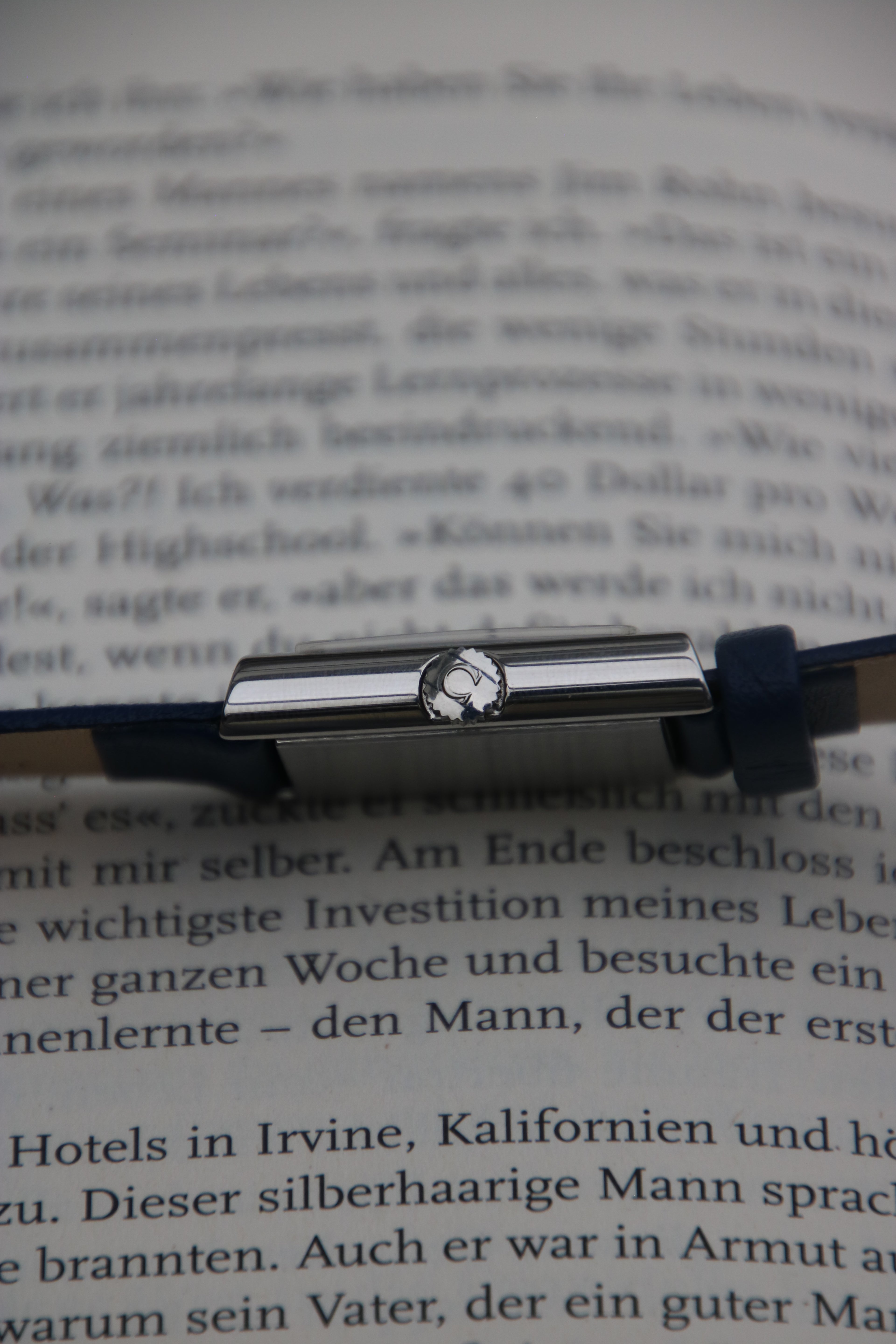 Omega De Ville Tank – Ref. 511.0458 – Blue Harlequin Dial – Revision 2025